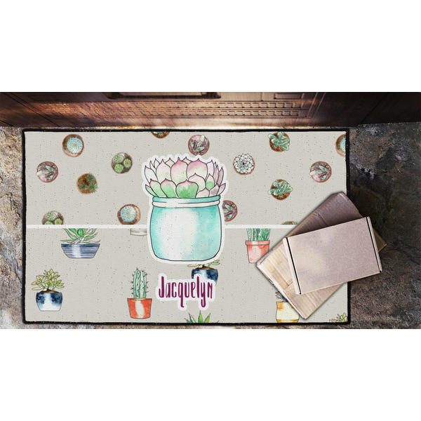 Cactus Door Mat - LIFESTYLE (Lrg)