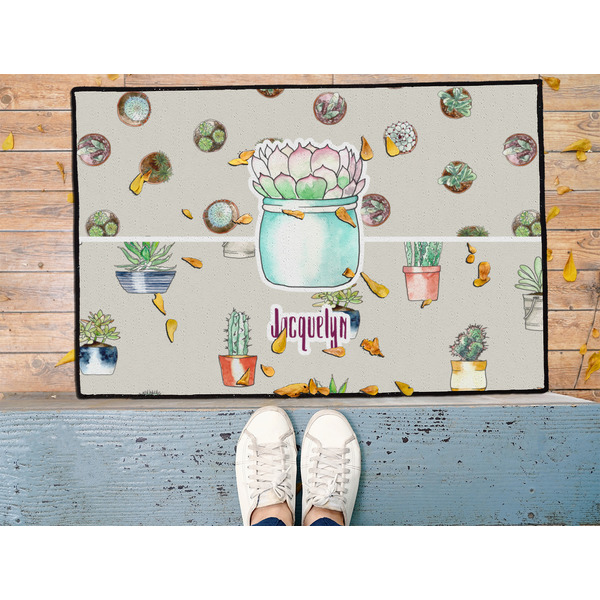 Cactus Door Mat - LIFESTYLE (Med)