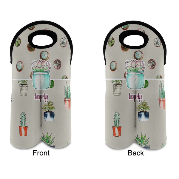 Cactus Double Wine Tote - APPROVAL (new)