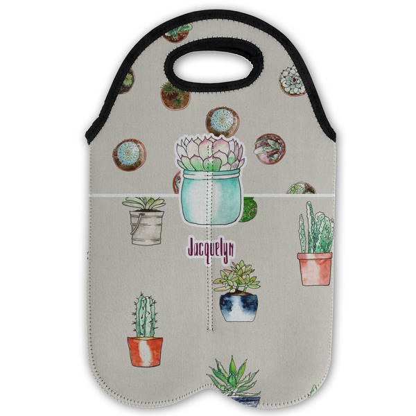 Cactus Double Wine Tote - Flat (new)