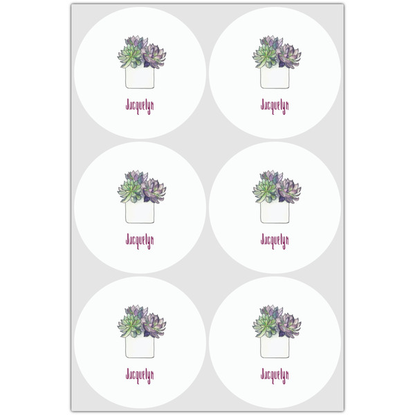 Cactus Drink Topper - XLarge - Set of 6