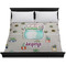 Cactus Duvet Cover - King - On Bed - No Prop