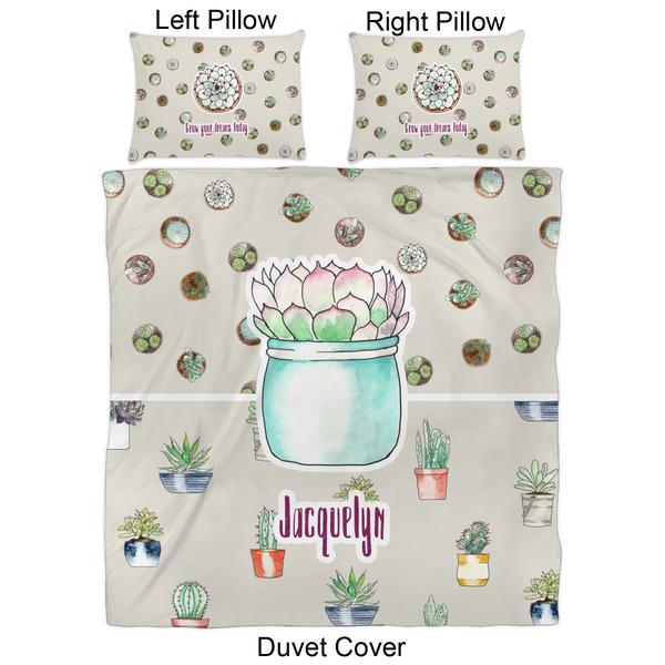 Cactus Duvet Cover Set - Queen - Approval