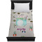 Cactus Duvet Cover - Twin - On Bed - No Prop