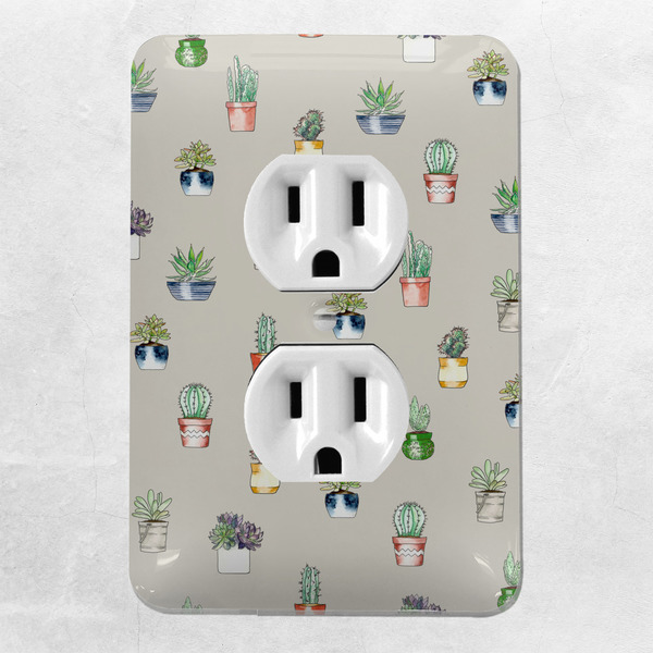Cactus Electric Outlet Plate - LIFESTYLE