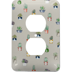 Cactus Electric Outlet Plate