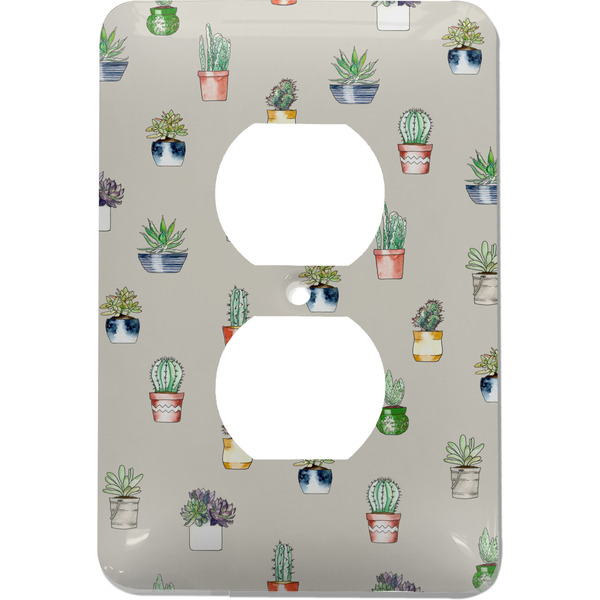Custom Cactus Electric Outlet Plate