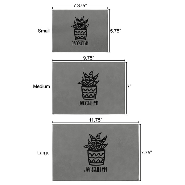 Cactus Engraved Gift Boxes - All 3 Sizes