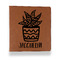 Cactus Leather Binder - 1" - Rawhide - Front View