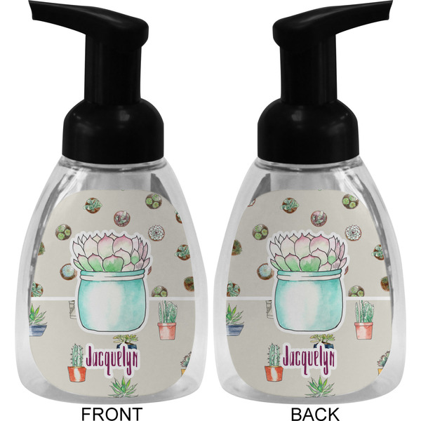 Succulents Foam Soap Bottle (Front & Back)