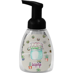 Cactus Foam Soap Bottle - Black (Personalized)