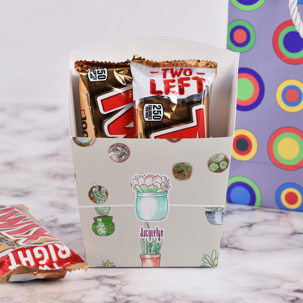 Cactus French Fry Favor Box - w/ Treats View