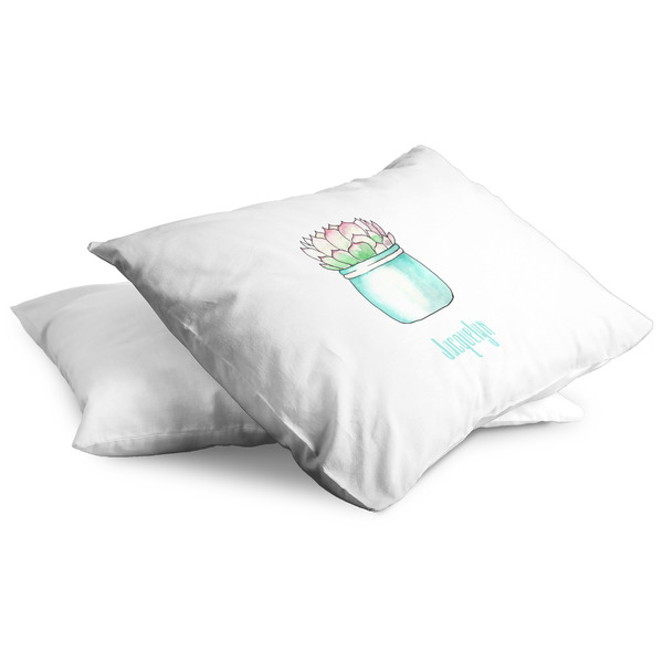 Cactus Full Pillow Case - TWO (partial print)