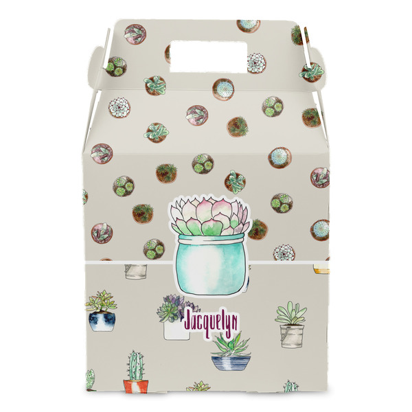 Cactus Gable Favor Box - Front