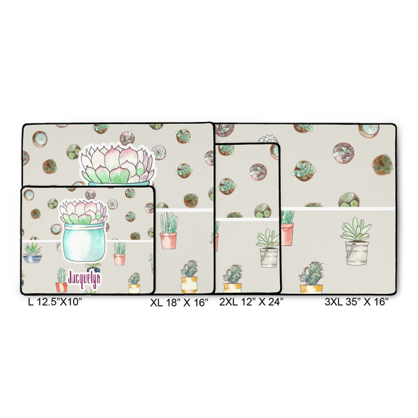 Cactus Gaming Mats - SIZE CHART
