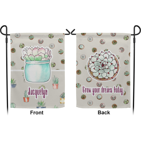 Cactus Garden Flag - Double Sided Front and Back