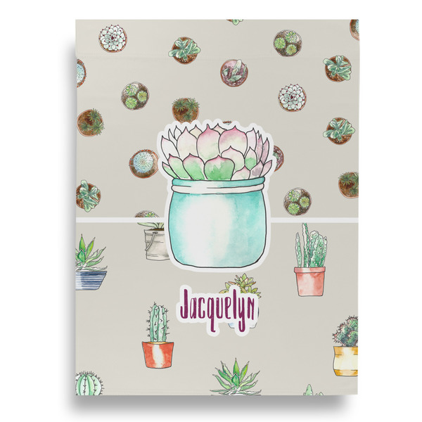 Cactus Garden Flags - Large - Single Sided - FRONT
