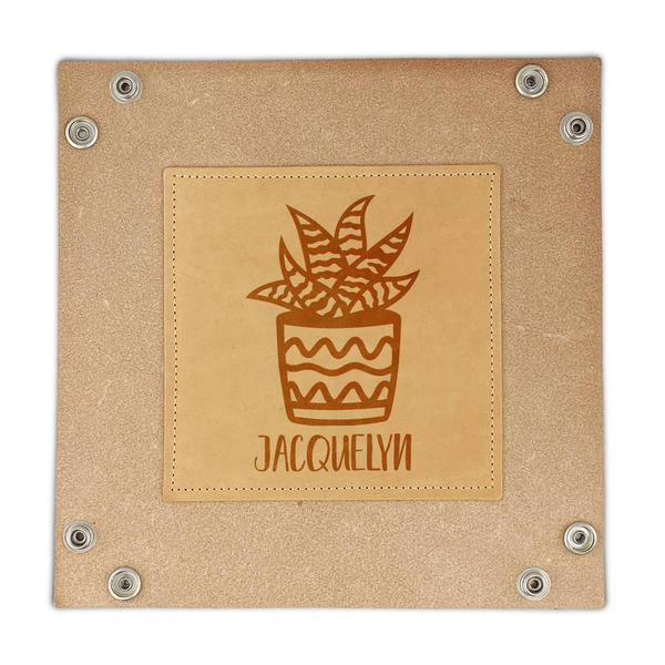 Cactus Genuine Leather Valet Trays - FRONT