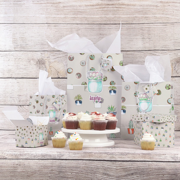 Cactus Gift Bags - In Context