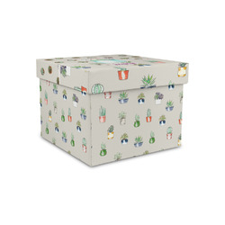 Cactus Gift Box with Lid - Canvas Wrapped - Small (Personalized)