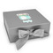 Cactus Gift Boxes with Magnetic Lid - Silver - Front