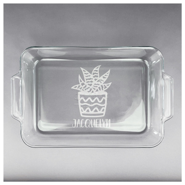 Cactus Glass Baking Dish - APPROVAL (13x9)