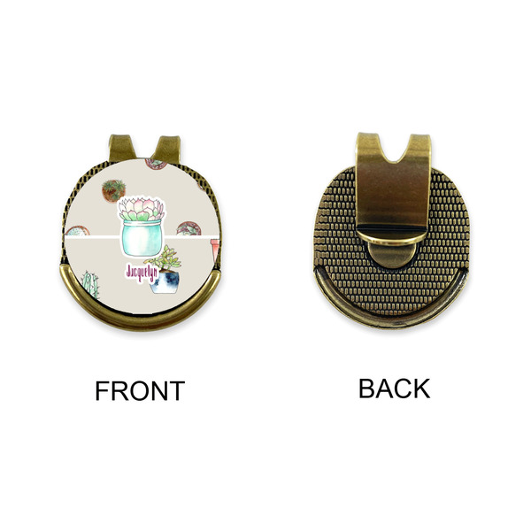 Cactus Golf Ball Hat Clip Marker - Apvl - GOLD