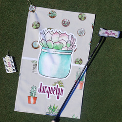 Cactus Golf Towel Gift Set (Personalized)