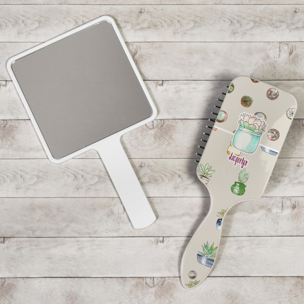 Cactus Hair Brush - In Context