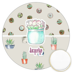 Cactus Printed Cookie Topper - 3.25" (Personalized)