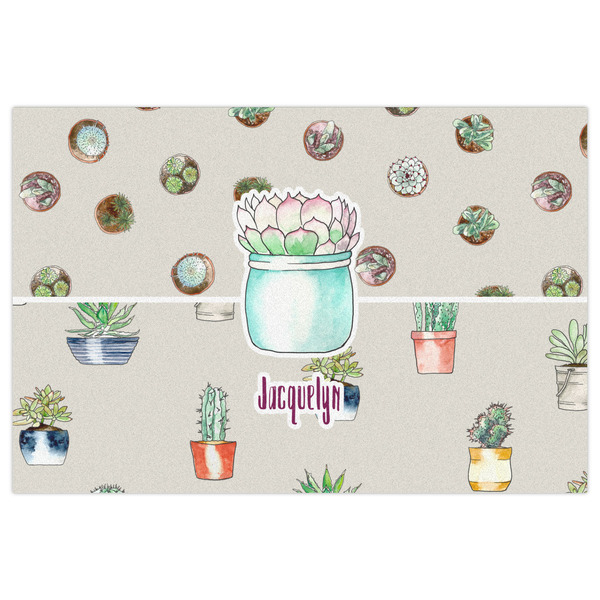 Cactus Indoor / Outdoor Rug - 4'x6' - Front Flat