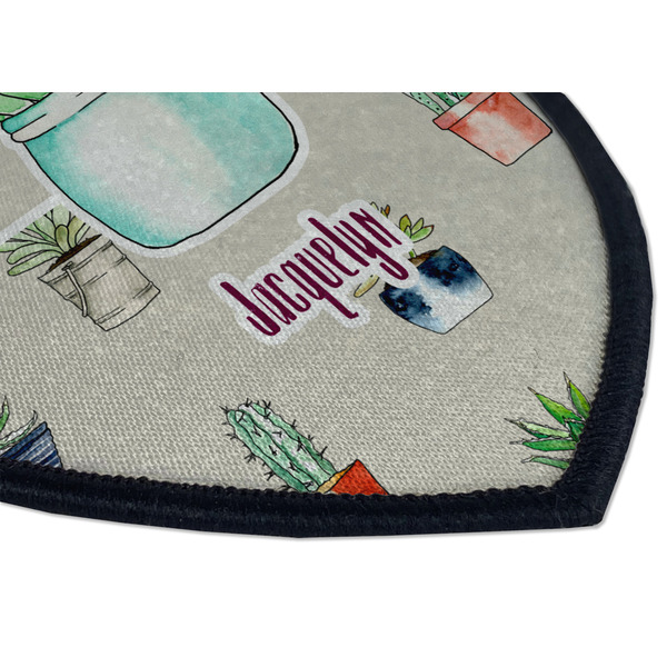 Cactus Iron on Shield 3 Detail