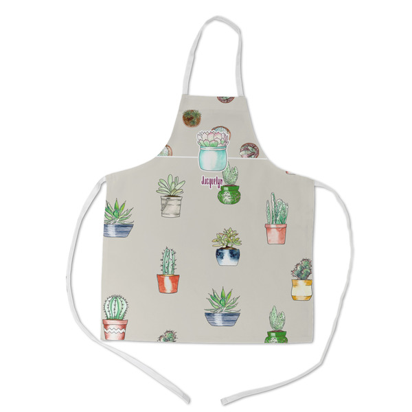 Custom Cactus Kid's Apron w/ Name or Text