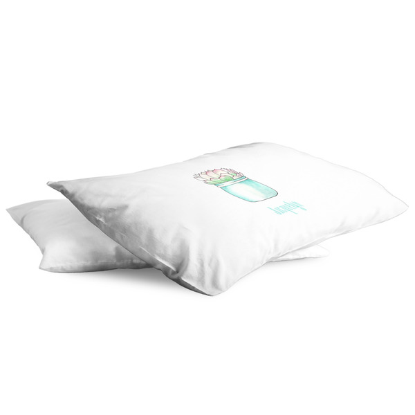 Cactus King Pillow Case - TWO (partial print)