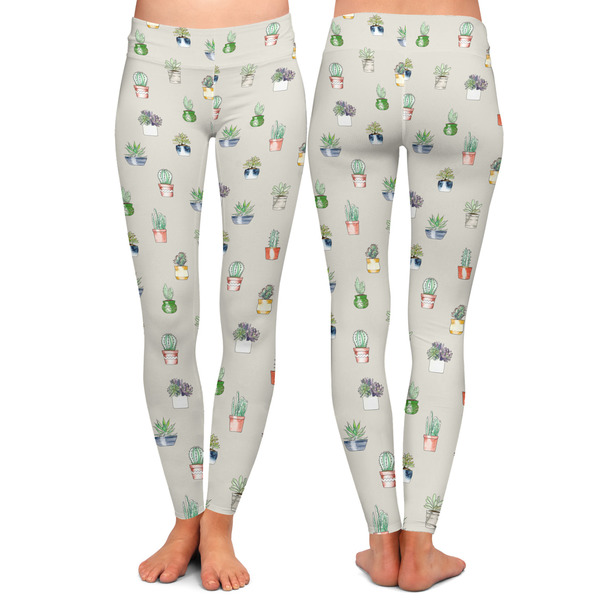 Cactus Ladies Leggings - Front and Back