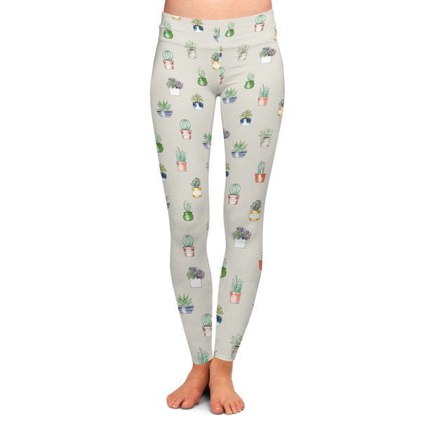 Custom Cactus Ladies Leggings - Extra Small