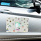 Cactus Large Rectangle Car Magnets- In Context