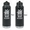 Cactus Laser Engraved Water Bottles - Front & Back Engraving - Front & Back View