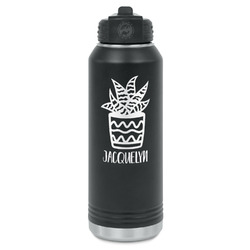 Cactus Water Bottle - Laser Engraved - Front (Personalized)