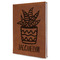 Cactus Leather Sketchbook - Large - Double Sided - Angled View