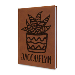 Cactus Leather Sketchbook - Small - Double Sided (Personalized)