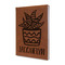 Cactus Leather Sketchbook - Small - Double Sided (Personalized)