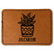 Cactus Faux Leather Iron On Patch - Rectangle (Personalized)
