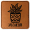 Cactus Faux Leather Iron On Patch - Square (Personalized)