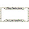 Cactus License Plate Frame - Style A
