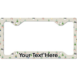 Cactus License Plate Frame - Style C (Personalized)