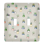 Cactus Light Switch Cover (2 Toggle Plate)
