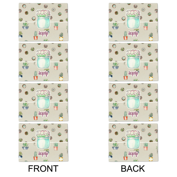 Cactus Linen Placemat - APPROVAL Set of 4 (double sided)