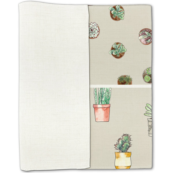 Cactus Linen Placemat - Folded Half