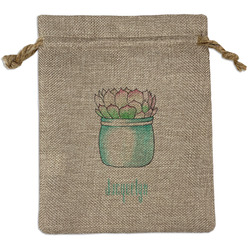 Cactus Burlap Gift Bag (Personalized)